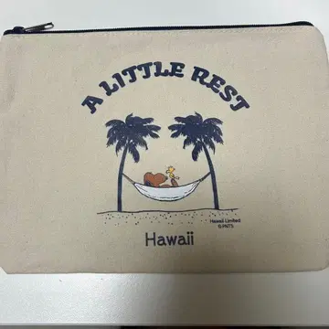 미사용 하와이 한정판 일광화상 스누피 일광화상 스누피 파우치