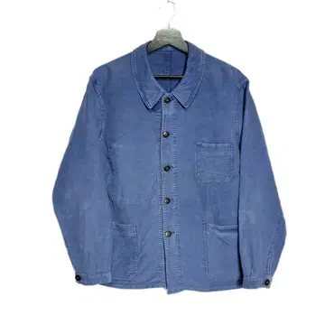 40s 50s 프랑스 빈티지 몰스킨 워크 자켓 유로