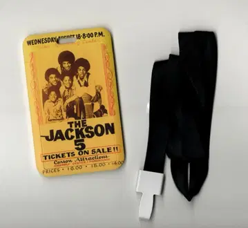 잭슨 5 ID 카드 홀더 케이스 IC 카드 케이스 마이클 잭슨