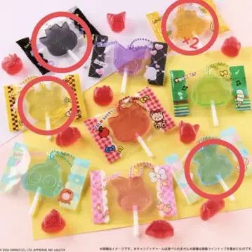 산리오 캔디 참즈 구미 시나모롤 폼폼푸딩 바츠마루