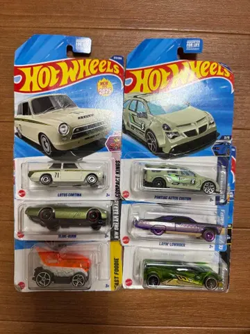 핫휠 6대 세트 2025 신차 로터스 코르티나 아즈텍 등