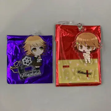 후지사키 치히로 아크릴 스탠드 키링 2개 세트