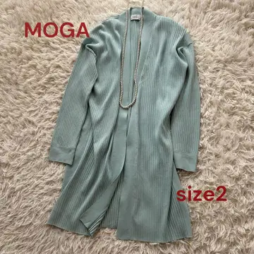 새상품급 모가 VIGGLE 롱 가디건 민트 그린 M