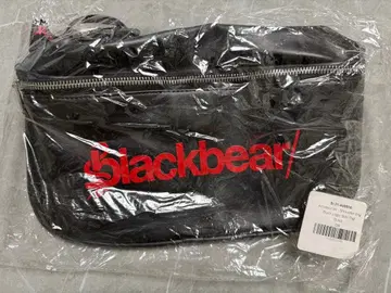 blackbear 로고 바디백 힙색 블랙 미사용 새상품