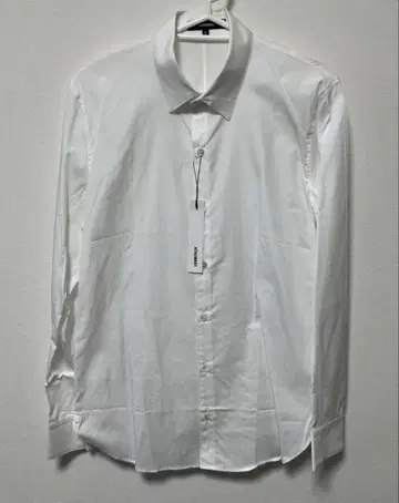 어태치먼트 브로드 레귤러 카라 셔츠 화이트