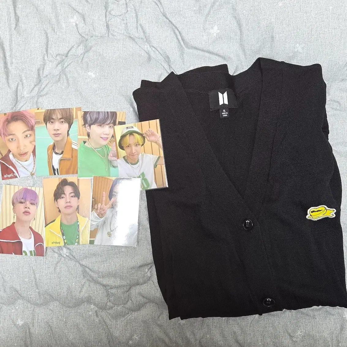 Bts Jin gelato pique Cardigan Mint | Bunjang Global