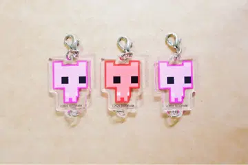 PICO PARK 피코파크 연결 아크릴 키링 레드 핑크