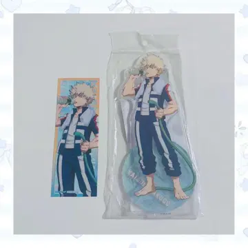 히로아카 바쿠고 수영장 청소 아크릴 스탠드 아크스타 클리어 책갈피