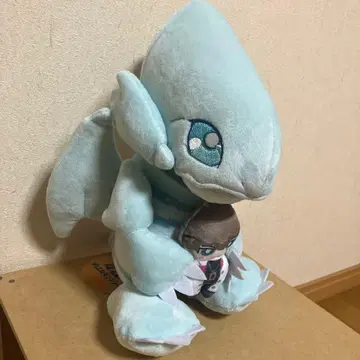 유희왕 오카카에 봉제 인형 푸른 눈의 백룡 블루아이즈 화이트 드래곤