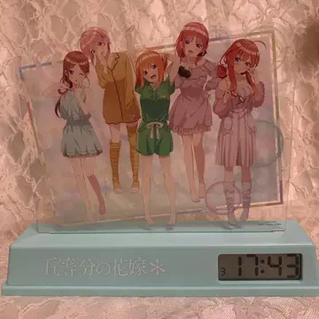 5등분의 신부 제일복권 라스트 원상 알람 시계