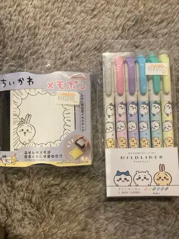 치이카와 메모폰 토끼 마일드라이너 6개 세트