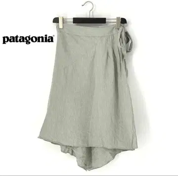 파타고니아 헴프 100% 린넨 100% 랩 스커트