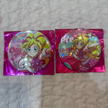 키미프리 드림 스테이지 캔뱃지 큐어 아이돌 2개 세트