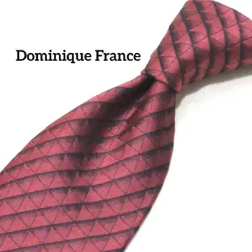 미사용 도미니크 프랑스 도미니크 PRESTIGE 별 2개 실크 넥타이