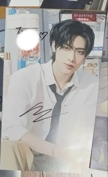 ZEROBASEONE 제베원 리키 PREZENT 친필 사인