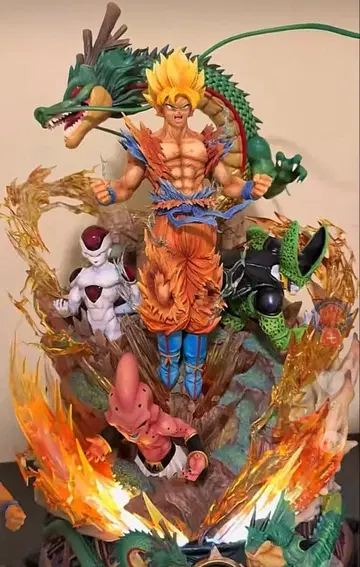 [ 새상품 ] 드래곤볼 손오공 프리저 마인 부우 셀 피규어