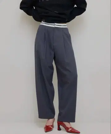 Ameri VINTAGE 로고 웨이스트 마벨트 팬츠 새상품