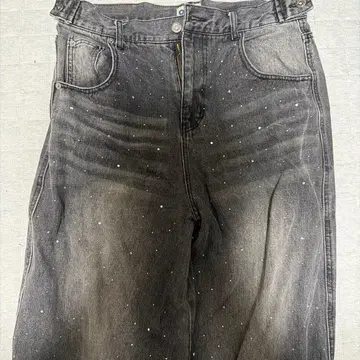 9090 그레이 데님 팬츠