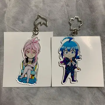 마계학교 이루마군 아크릴 키링 2개 세트 아스모데우스 앨리스 27 28