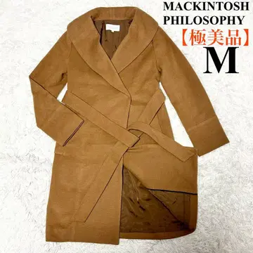 [컨디션 최상] 매킨토시 철학 체스터 코트 양모 브라운 M