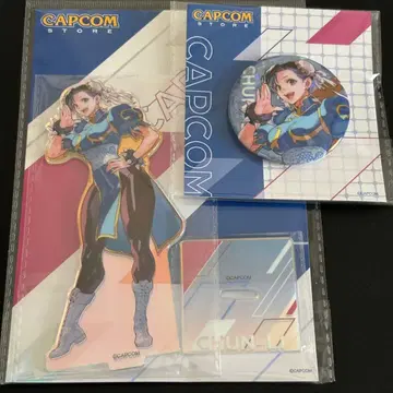 스트리트 파이터 캡콤 스토어 아크릴 스탠드 캔뱃지 춘리