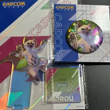 몬스터 헌터 캡콤 스토어 아크릴 스탠드 캔뱃지 아이루