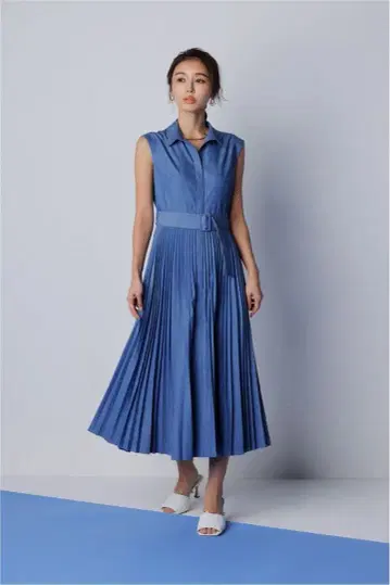 셀포드 CELFORD 엠브플리츠 원피스