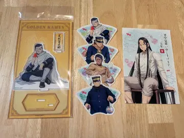 골든 카무이 오가타 햐쿠노스케 아크릴 스탠드 스티커 혜택 납량 페어