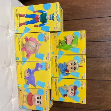 짱구는 못말려(크레용 신짱) 피규어 7개 세트 미개봉