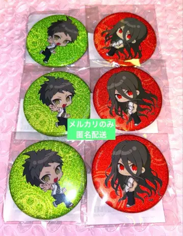 단간론파 히나타 하지메 카무쿠라 이즈루 글리터 캔뱃지 우에쿠라 에쿠 복권