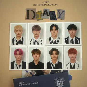 ATEEZ 증명사진 전원 팬클럽 2기 FC 본국