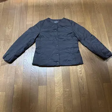 무인양품 블랙 컬러 노카라 자켓 M 사이즈