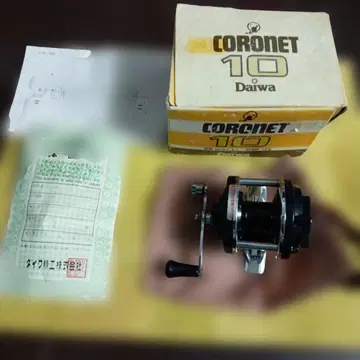 다이와 낚시릴 CORONET10 본체 깨끗함 상자 데미지 있음