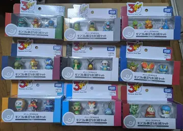 포켓몬 30주년 기념 몬코레 출발의 3마리 세트 9종류 컴플리트 세트