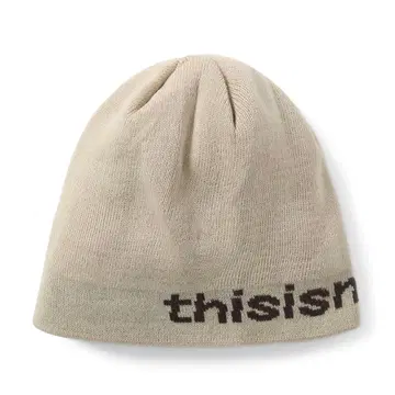 [ 새상품급 ] thisisneverthat 비니 니트 모자 베이지