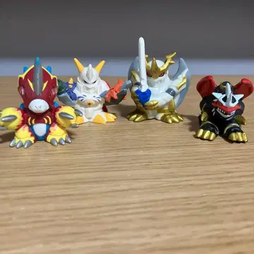 디지몬 손가락 인형 레어 4체