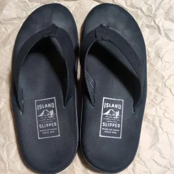 ISLAND SLIPPER 샌들, 스웨이드, 올 블랙