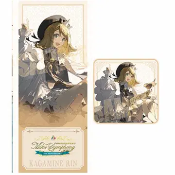 하츠네 미쿠 심포니 카가미네 린 티켓풍 카드 코스터