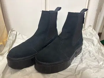 PUMA 메이즈 첼시 스웨이드 블랙