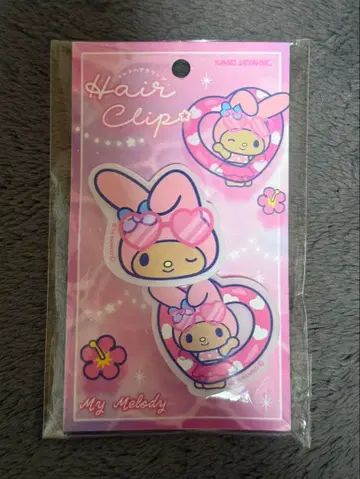 마이멜로디 헤어 클립 2개 세트