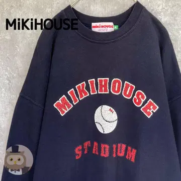[ 일본제 ] 미키하우스 야구 맨투맨 트레이닝복 구제 의류 빈티지