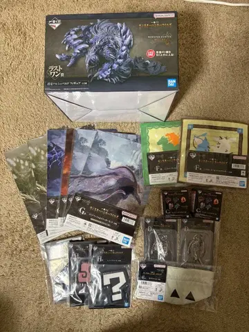 [라스트 원 포함] 몬스터 헌터 와일즈 제일복권 묶음 판매 세트