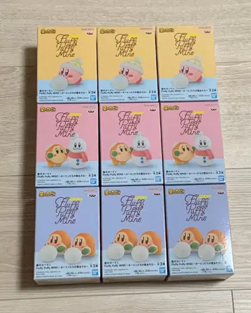 별의 커비 Fluffy Puffy Mine 피규어 3개 세트 x 3 세트