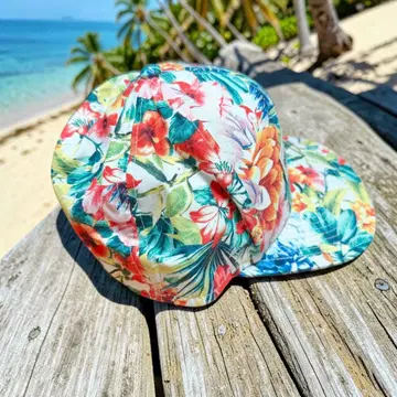 BROOKLYN HAT 하와이안 패턴 캡
