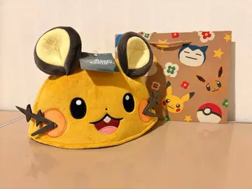 포케파크 칸토 데덴네 봉제 인형 캡 캐릭터 캡 포켓몬