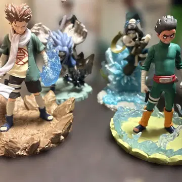 NARUTO 메모러블 사가 피규어 사스케, 쵸지, 락 리, 하쿠 4체