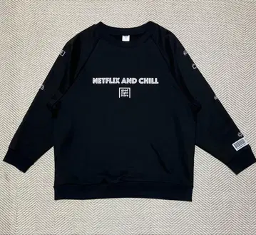 착용 1회 good night 5store 맨투맨 Netflix