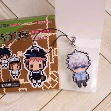 주술회전 푸치빗토 스트랩 컬렉션 주술 갑자원ver. 고죠 사토루