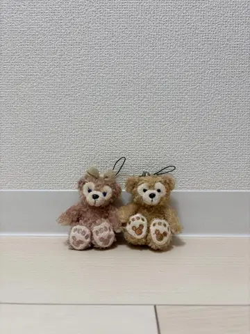 더피 셰리메이 봉제 인형 키링 세트 새상품급