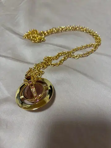 비비안 스몰 ORB 목걸이 핑크 골드